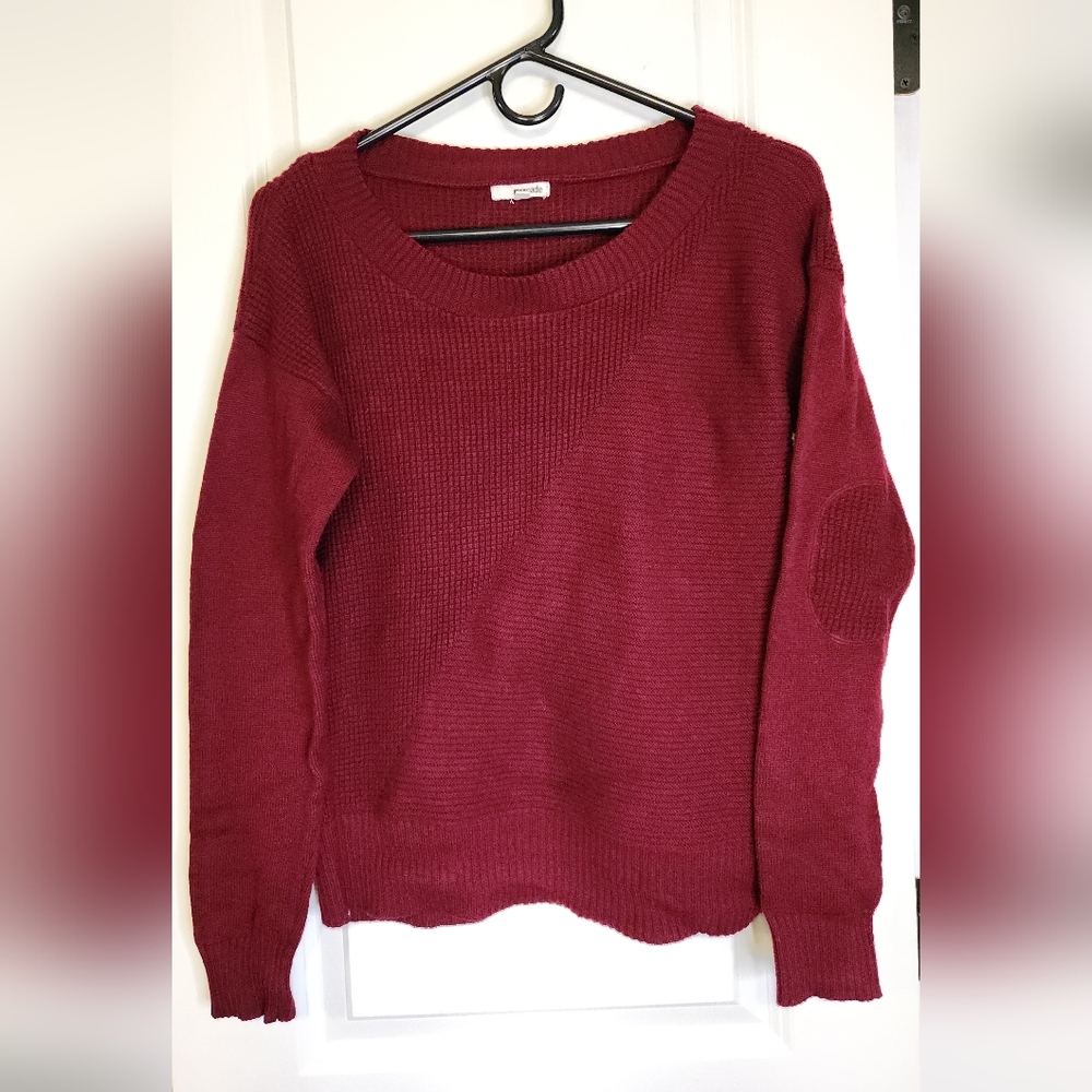 LAMade Burgandy Knit Sweater
